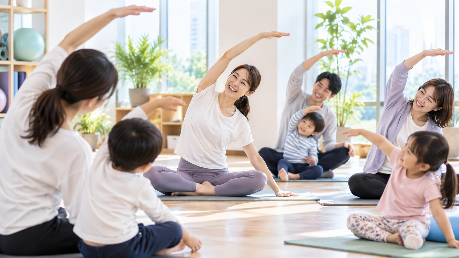 家族や世代を越えて健康を学ぶ参加者のイメージ