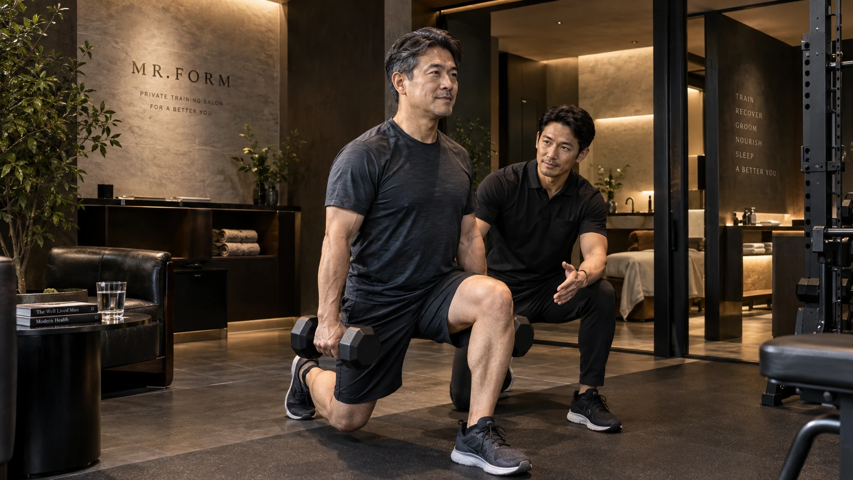 40代男性へのマンツーマントレーニング
